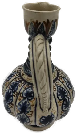 Vintage Krug Keramik handbemalt - H/21 cm - Bild 4