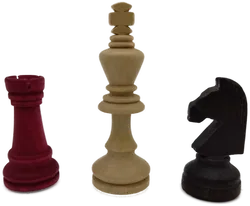 Schachspiel aus Holz für drei Spieler - Bild 4