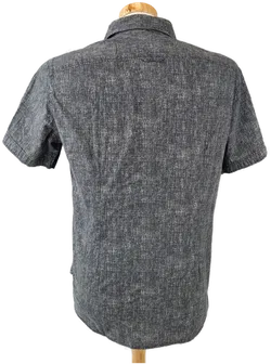 s.Oliver Herrenhemd grau, schwarz - M (Slim fit) - Bild 3