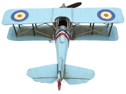 Doppeldecker Blechflugzeug - Modell  - Bild 3