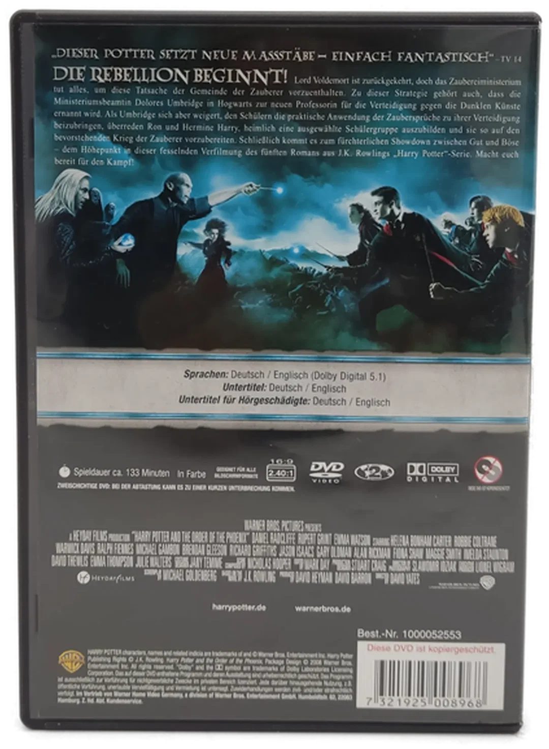 Harry Potter DVD "Und der Orden des Phönix" – Bild 2