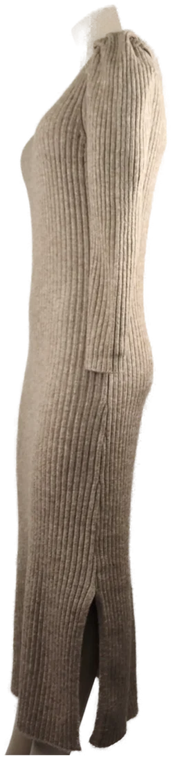 Vero Moda Damen-Maxikleid In Taupe Mit Rundhalsausschnitt | Casual-Chic – Vorschau 2