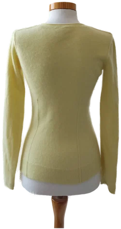Damenpullover, pastellgelb - Gr. 34 - Bild 3