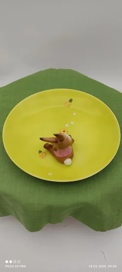 Goebel Porzellan-Osterschale Mit Hase Und Blüten | Frühlingsgrüße - Bild 8