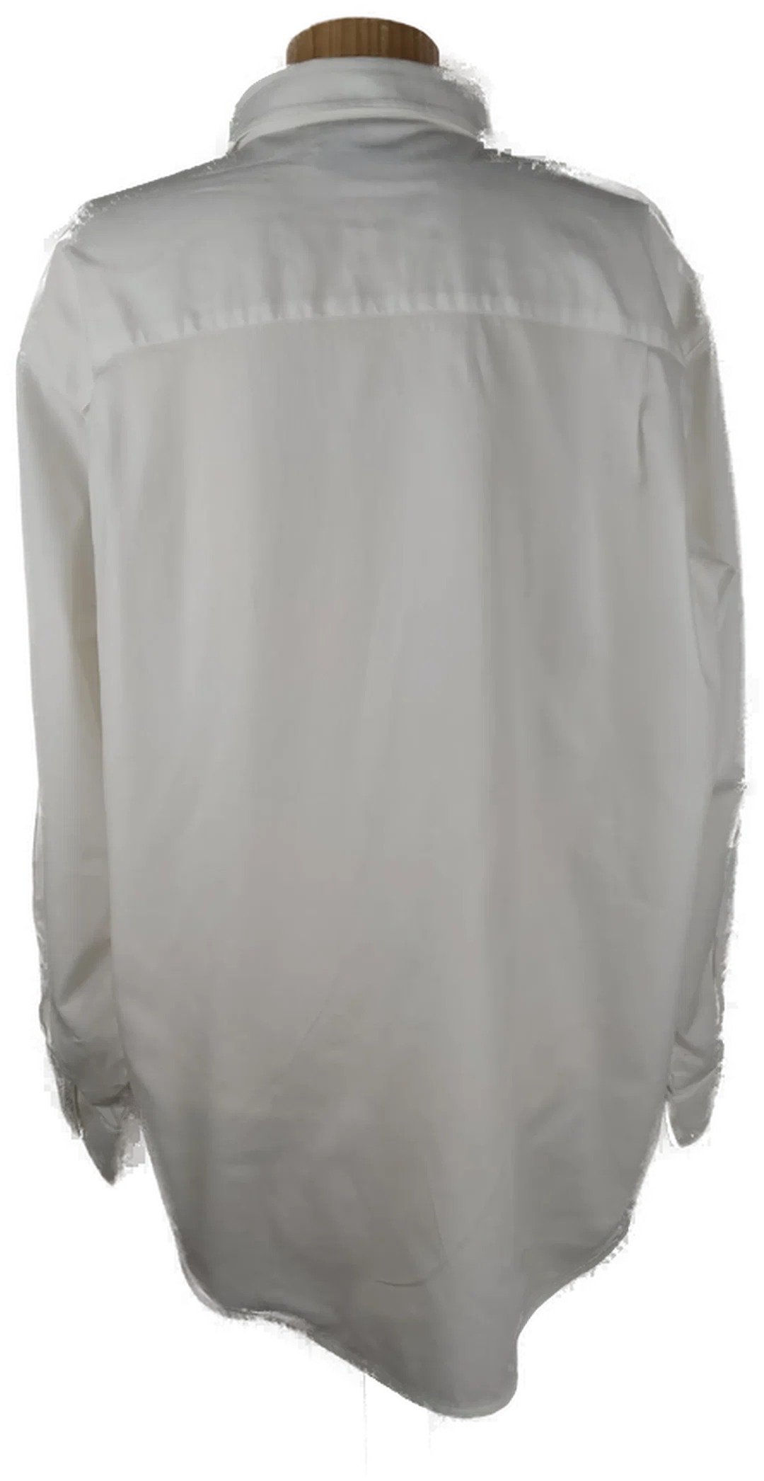 Bluse "michele peretto", langarm mit Kragen, weiß mit Brusttasche, Größe 48 – Bild 3