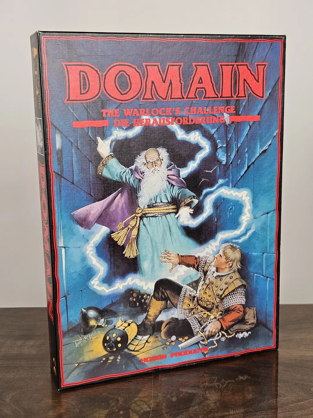 DOMAIN - THE WARLOCK'S CHALLENGE - DIE HERAUSFORDERUNG - Vintage Gesellschaftsspiel - HOBBY PRODUCTION  - Bild 1