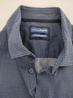 Herren Hemd Charles Vögele Gepunktet Baumwolle | Lässiger Klassiker - Bild 3