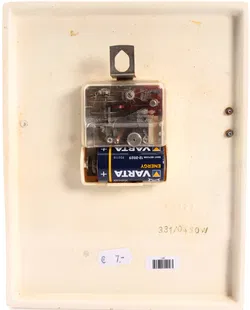 Junghans ATO-MAT Wanduhr Vintage | Keramik | Made in Germany | 22 × 17 cm - Bild 2