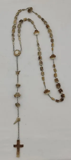 Großer Rosenkranz aus Geweih - Bild 1