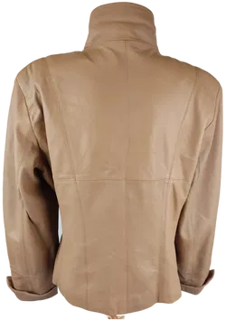 MADELEINE Damen-Lederjacke beige - XL/42 - Bild 2