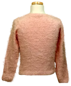 Lupilu Kinder Weihnachtspullover pink gemustert Gr. 110/116 - Bild 2