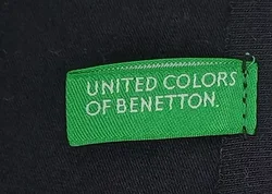 United Colors of Benetton Kindershirt schwarz Gr. L/G – Vorschau 3