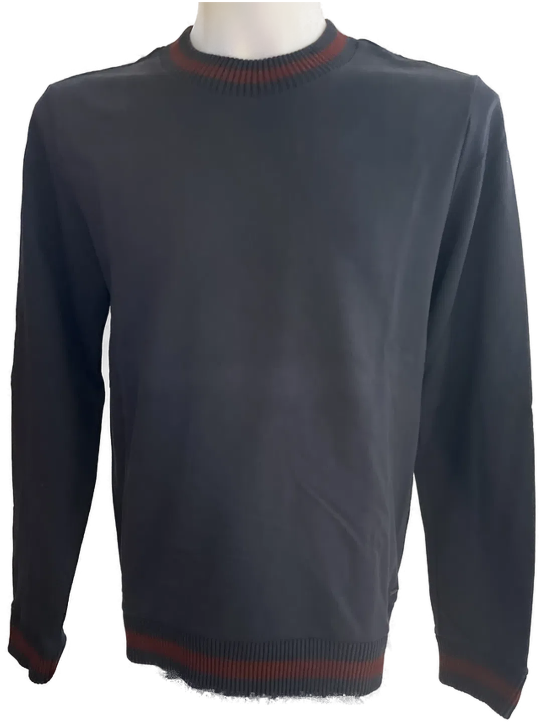 HUGO BOSS Herren Pullover Gr. L Slim Fit blau - Bild 1