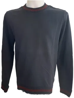 HUGO BOSS Herren Pullover Gr. L Slim Fit blau - Bild 1