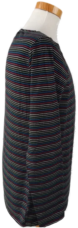 Primark Damen Langarmshirt, schwarz bunt gestreift - Gr. 46/48 - Bild 2