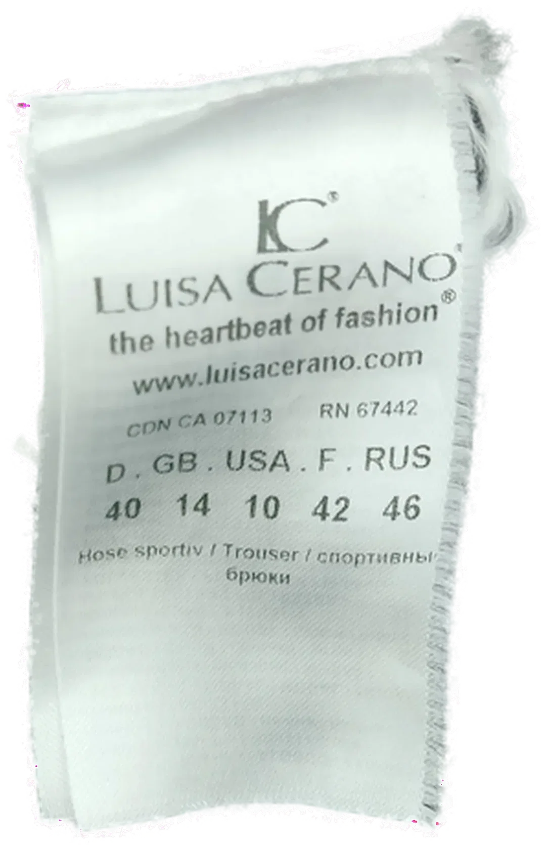 LUISA CERANO Damenhose, braun - Gr. 40 – Bild 4