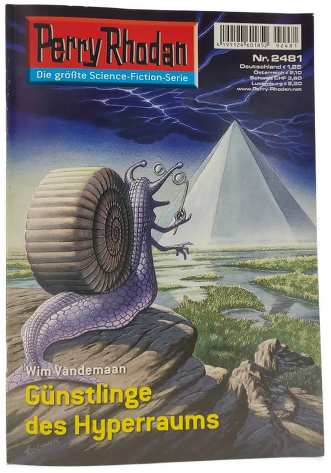 Romanheft Perry Rhodan Günstlinge des Hyperraums Erstauflage Nr. 2481 - Bild 1