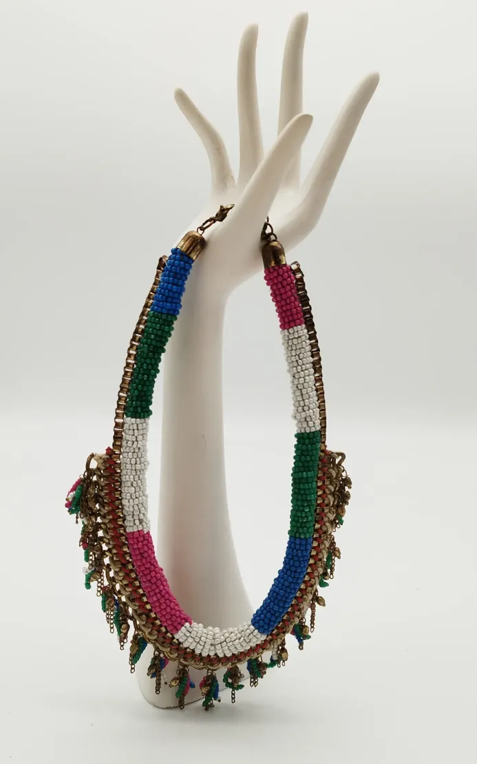 Bunte Mode-Halskette kurz - ca. 40cm - Bild 1