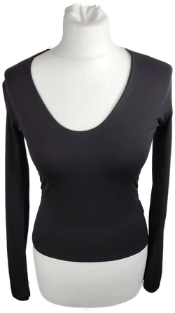 Damen-Longsleeve in Schwarz | Zeitloser Klassiker