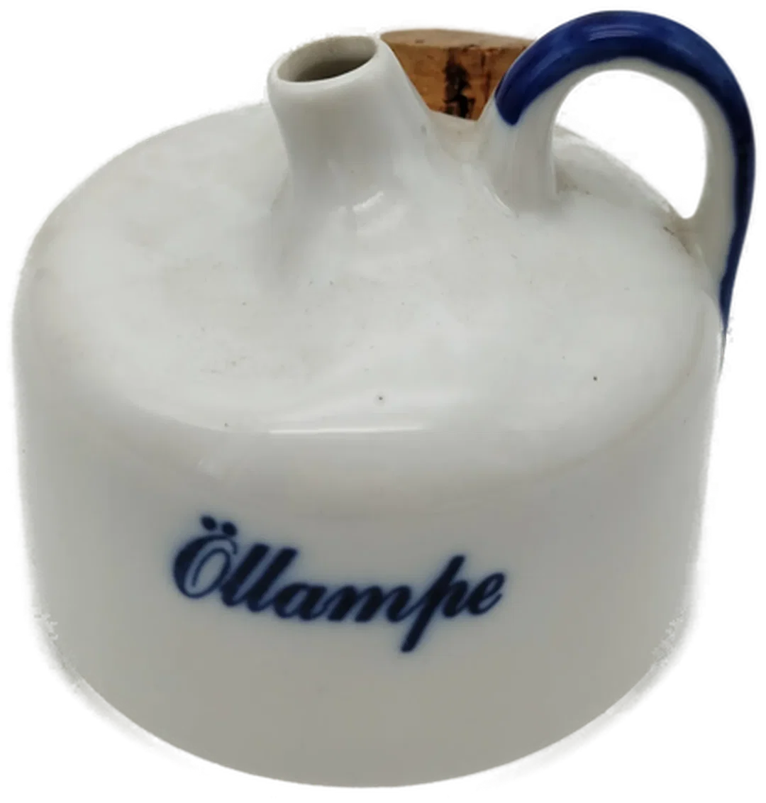 Keramik Öllampe mit Griff - vintage - Bild 1