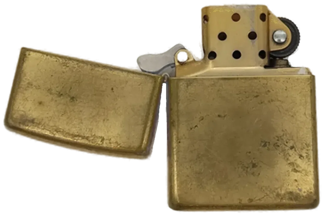 Zippo Feuerzeug Messing – Original, Made in USA (2009) – Bild 3