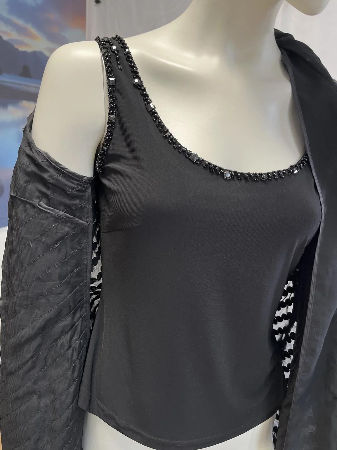 Neuer MUREK Damen Zweiteiler schwarz Gr. 38 (Jacke & Top) – Bild 3