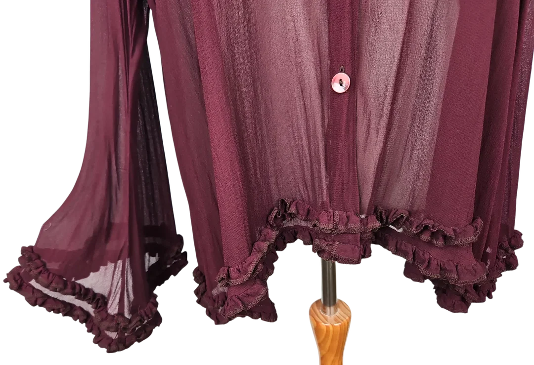 RIEGER VIENNA Damen Bluse, rot -Gr. XL  – Bild 4