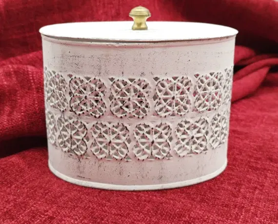 Aufbewahrungsdose Metall | Shabby-Chic-Schatz - Bild 4