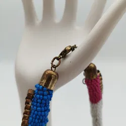 Bunte Mode-Halskette kurz - ca. 40cm - Bild 2