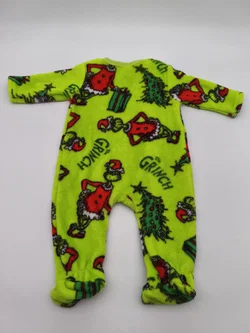2er Baby-Strampler, Gr. 62, "Der Grinch" und süßer Bärenstrampler, gratis Sterntaler-Strumpfhose dazu – Vorschau 3