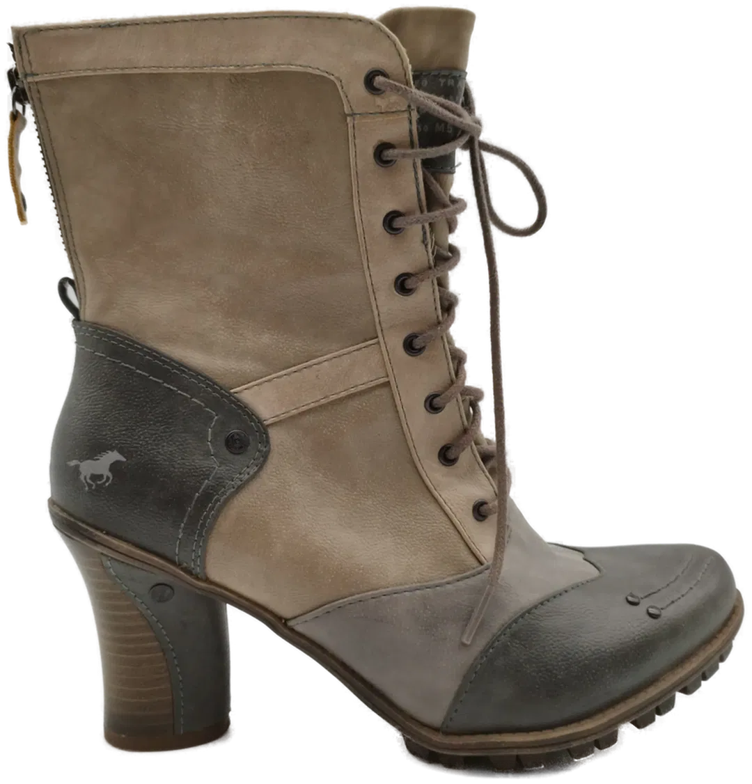 Stylische Mustang Stiefletten - Größe 42 - Bild 1