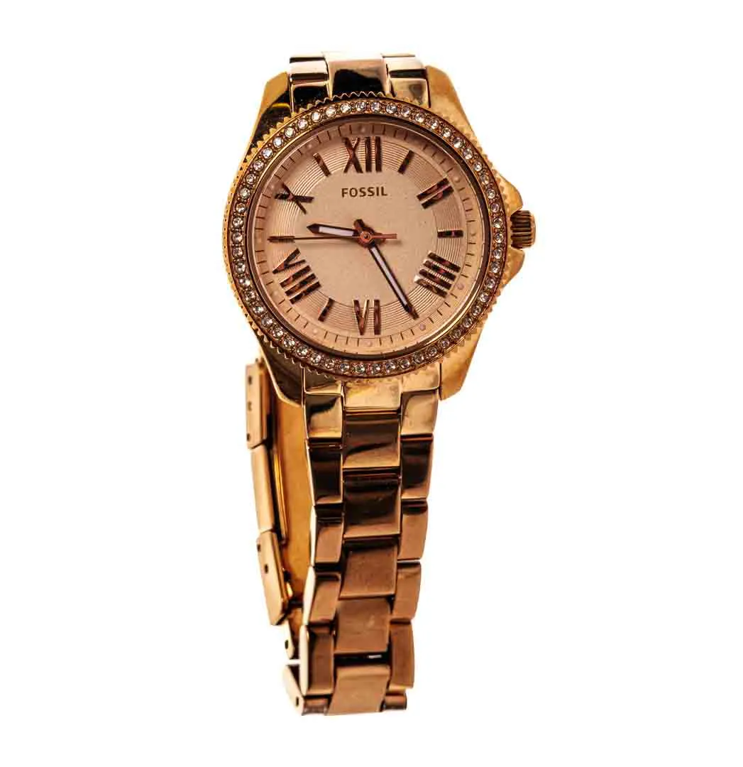Fossil Damenarmbanduhr Roségold – Bild 6