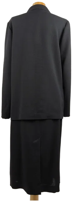 Vintage Damen Kostüm schwarz - S/36 – Vorschau 3