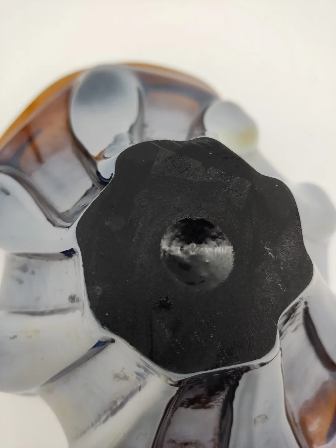 Mid-Century Glasschale - perlmutt – Bild 6