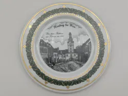 6 Stk. Bexon Teller mit 18 Karat Goldumrandung - Bild 7