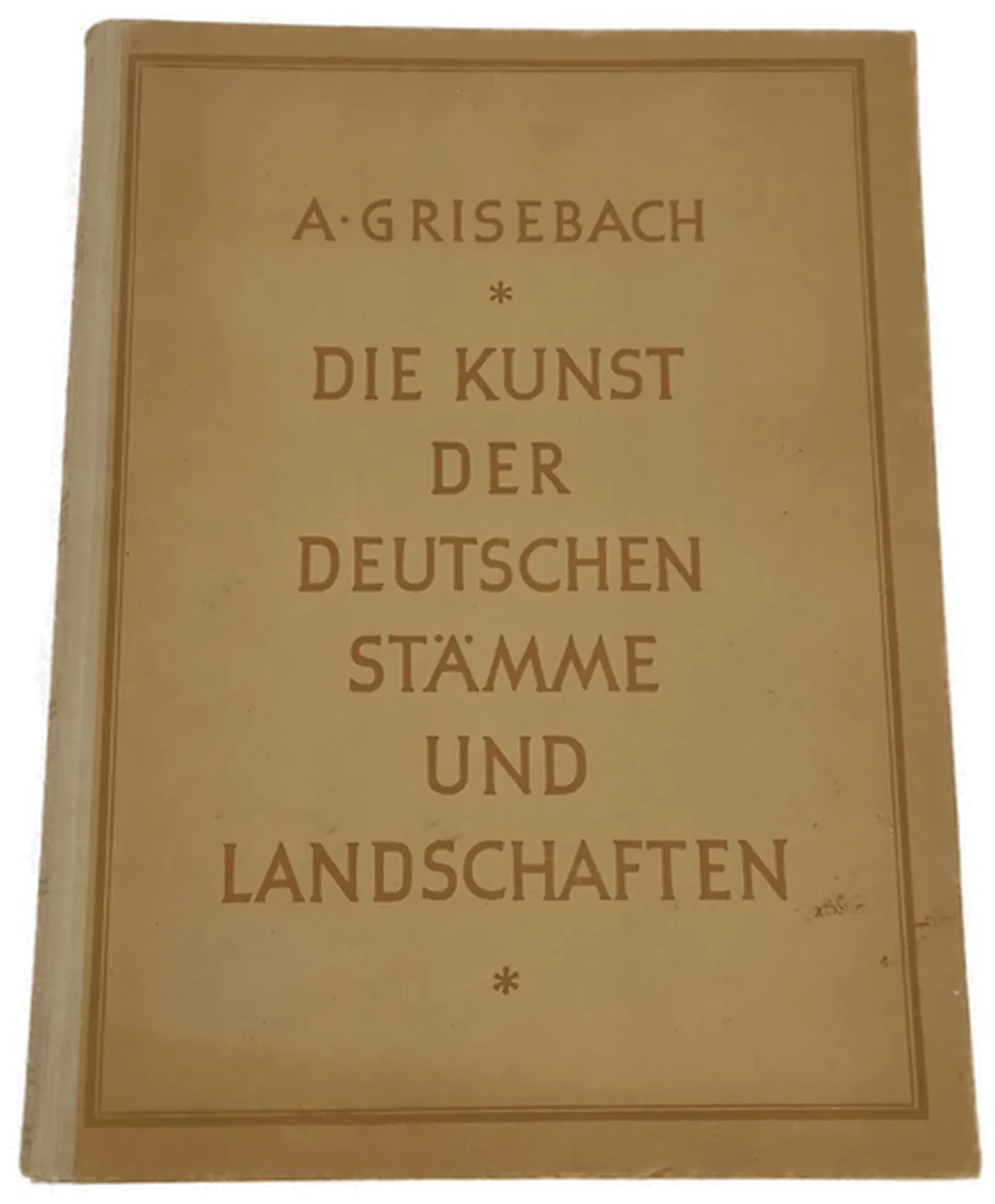  Buch August Grisebach "Die Kunst der Deutschen Stämme und Landschaften" von 1946 – Bild 2