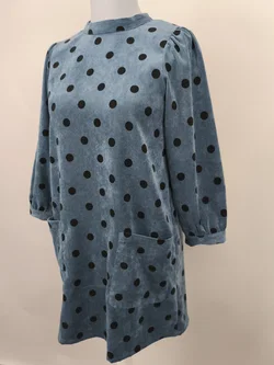ZARA, Kleid Samt, Gr. S - Bild 2