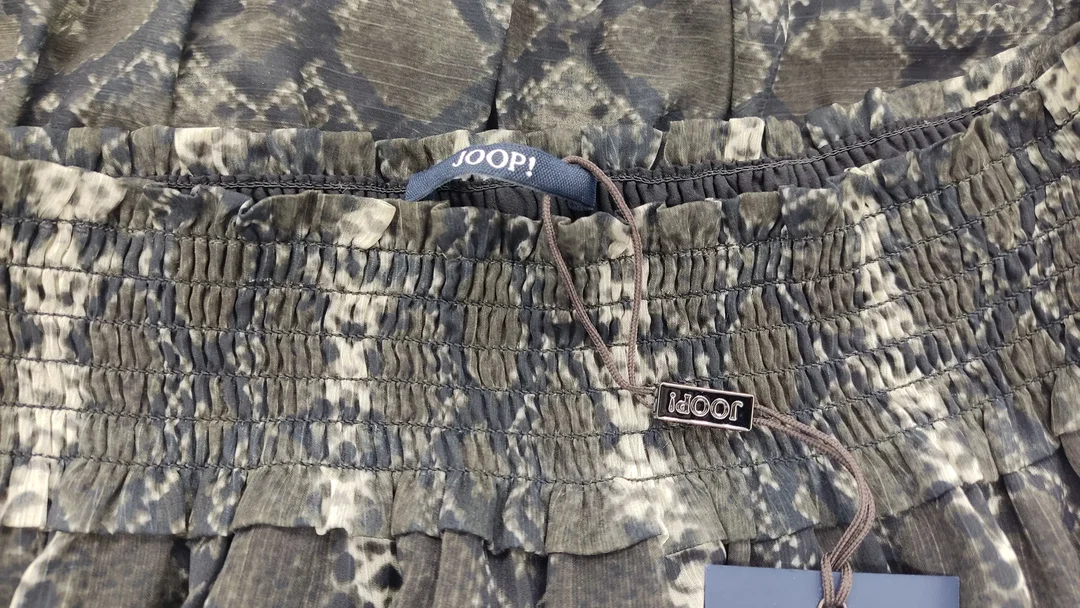 Joop! Damen Minirock "Fenja" Gr.32 Schlangenprint aus grün-schwarz-chocolate-nuancen – Bild 3