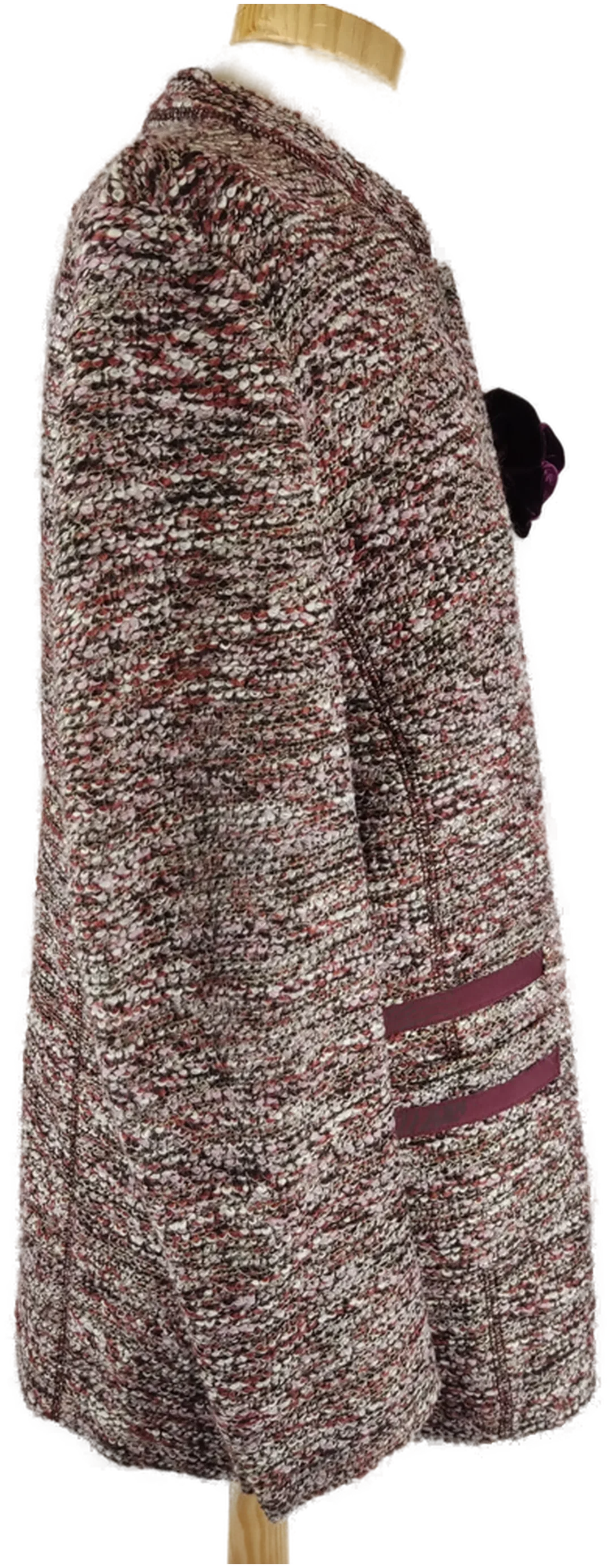 Gerry Weber Damen-Jacke mauve-braun meliert - L/40 – Bild 3