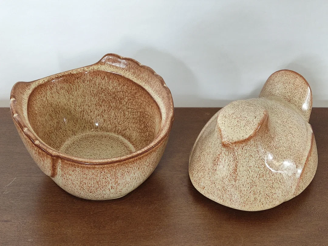 Osterdeko - Schale mit Deckel  – Bild 4