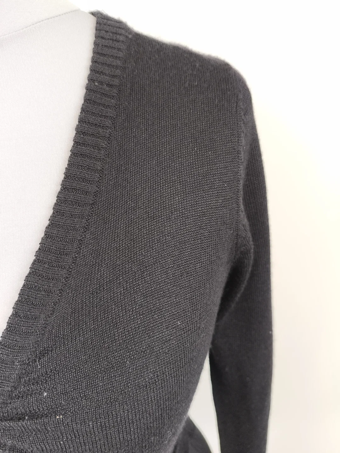 Strickkleid, TCM, Gr. 36/38, schwarz – Bild 2