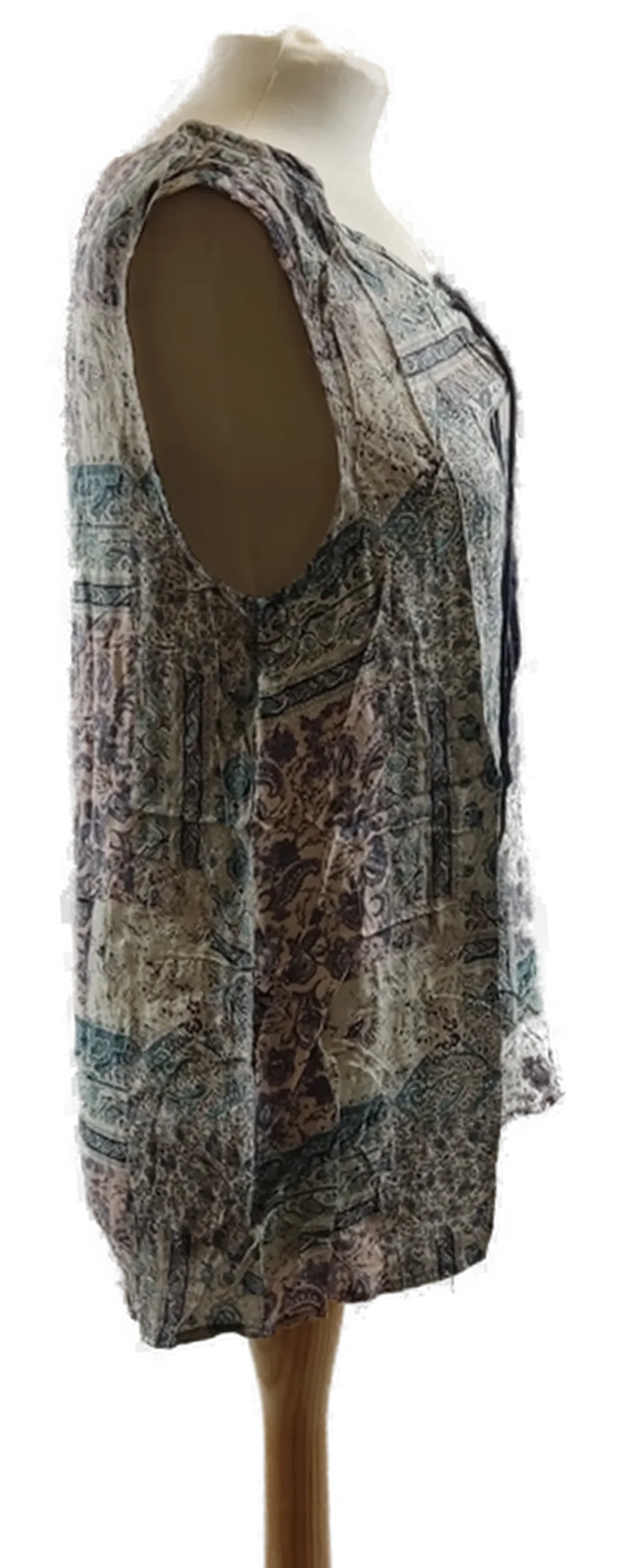 Ärmellose Bluse – Bild 4