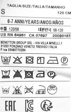 United Colors of Benetton Kindershirt rot Gr. S - Bild 4