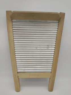 Vintage Waschbrett aus Holz - Bild 2