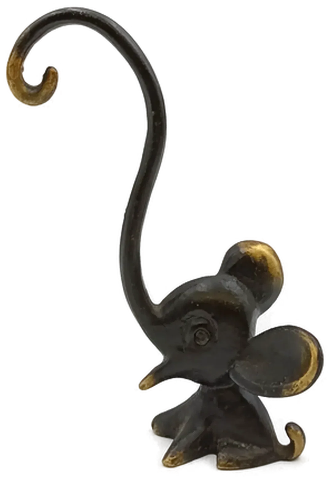 Vintage Messing Elefant Ringhalter von Walter Bosse (Herta Baller, um 1950) – Bild 2
