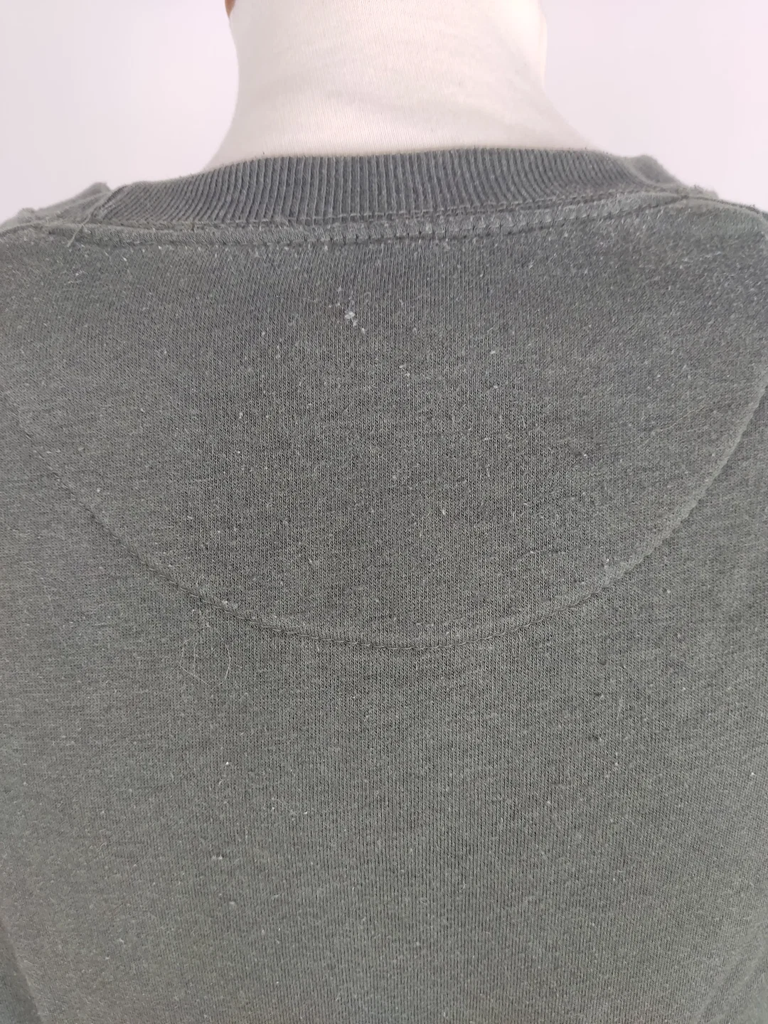 Pullover "Jack & Jones", langarm mit Rundhalsausschnitt, dunkelgrün, Größe M – Bild 5