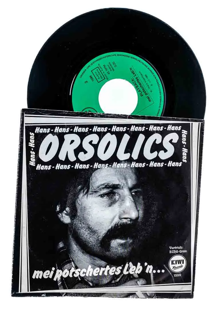 Vinyl / Single Hans Orsolics - Mei Potschertes Leb'n – Bild 2