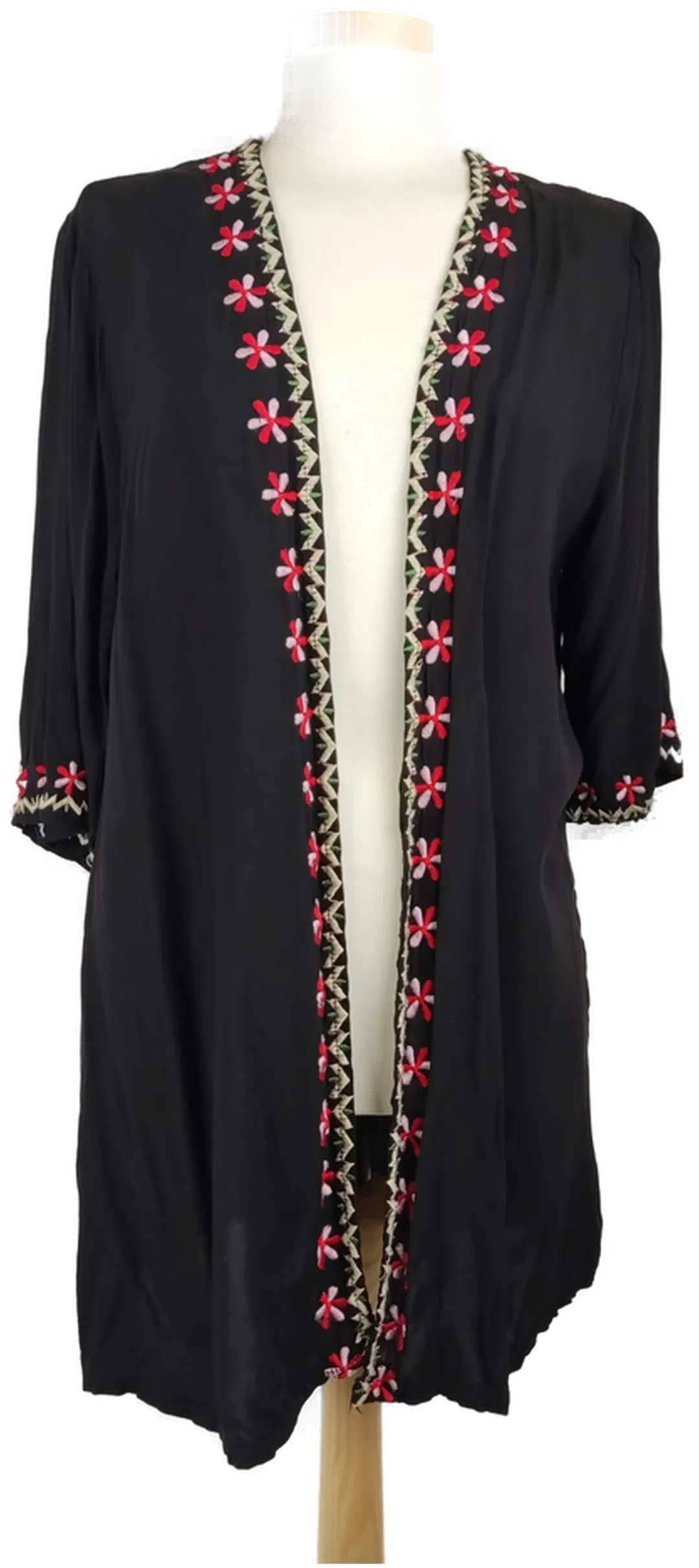 Sonstige Damen Bluse Verschlusslos schwarz , M/38 - Bild 4