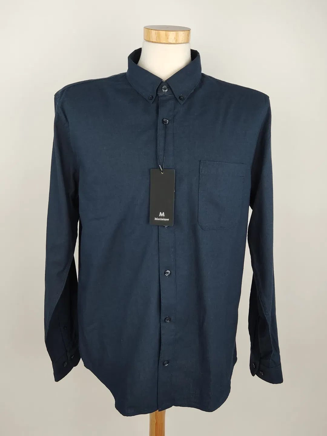 Matinique Herren Baumwollhemd navy - XL / 56 - Bild 4