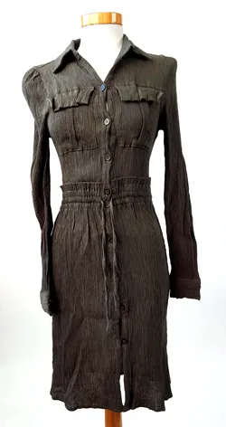 Guido Maria Kretschmer for About You Kleid langarm grün - Gr. 34 - Bild 1